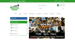 Desktop Screenshot of missinggeek.com